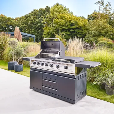 THOR Giant Outdoorküche 4 Brenner, Heckbrenner,Edelsta  915178