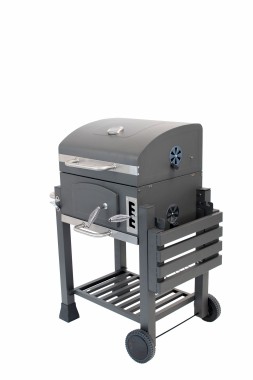 Preview: Mr. Gardener Holzkohlegrill Ottawa, Edelstahlrost, 47,5x41cm, 915085