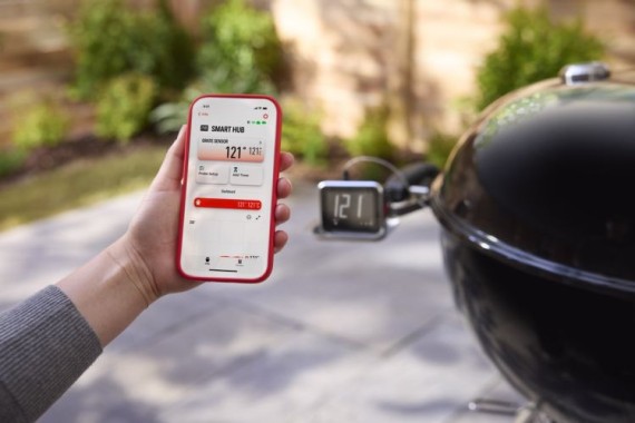 Weber Smart Hub Display Basisstation, für bis zu 4 Temperaturfühler, 3400624