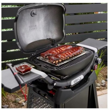 Weber Q 3200N+ Gasgrill mit Premium-Rollwagen 1501136