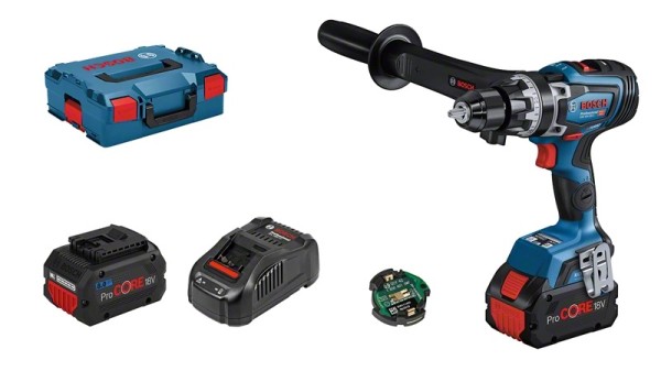 Bosch Akku Schlagbohrschrauber GSB 18V-150C Professional inkl. L-Boxx + 2 Akkus 8.0Ah 06019J5105