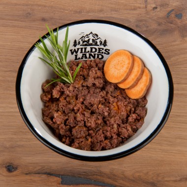 Wildes Land Classic Adult, Nassfutter, Pferd mit Süßkartoffeln, 800g Dose, WL58214