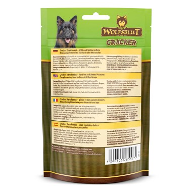Wolfsblut Cracker, Dark Forest, Wild und Süßkartoffel, 70 g, WB785612
