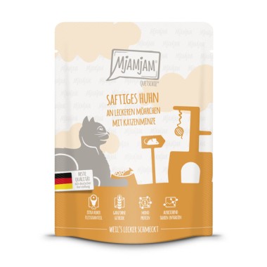 MjAMjAM Quetschie - saftiges Huhn an leckeren Möhrchen, 300g, 11401