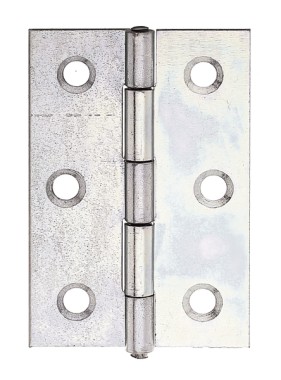 Alberts Scharnier, Halbbreit: Stahl roh, sendzimirverzinkt 63x46x1,2mm 345891