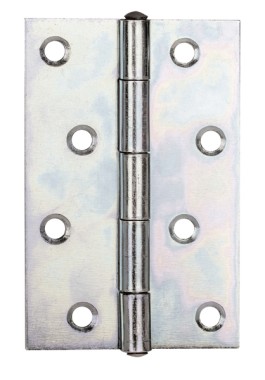 Alberts Scharnier, Halbbreit: Stahl roh, sendzimirverzinkt 100x72x1,5mm 345921