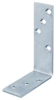 Alberts Balkenwinkel, Ungleichschenklig: Stahl roh, galvanisch verzinkt, Dickschichtschutz 80x120x35mm 332303