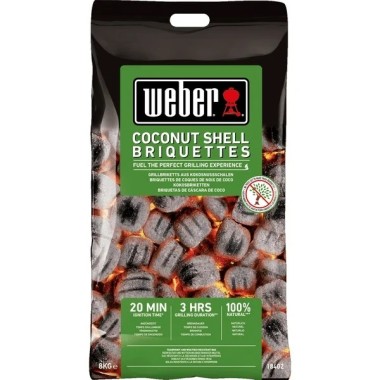 Weber Coconut Shell Briketts 8 kg 18402