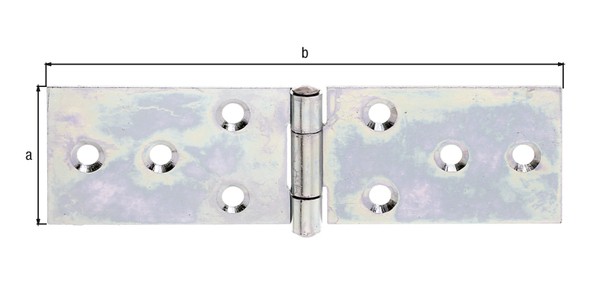 Preview: Alberts Tischband: Stahl roh, sendzimirverzinkt 32x120mm 346898