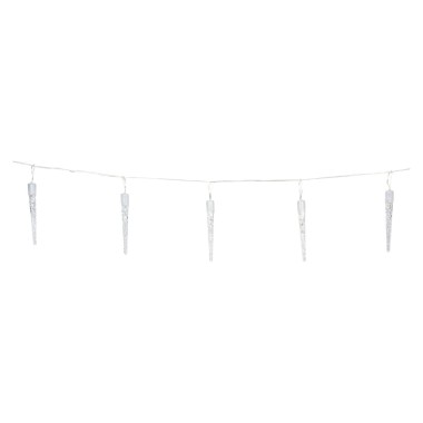 Koopman Eiszapfen Lichterkette, 40LED, Weiß, 570 cm AX8103060