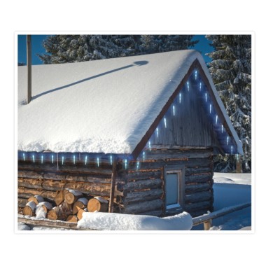 Koopman Eiszapfen Lichterkette, 40LED, Weiß, 570 cm AX8103060