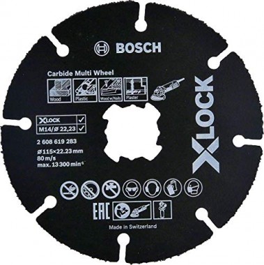 Bosch X-LOCK Carbide Multiwheel Trennscheibe 115 mm - 2608619283