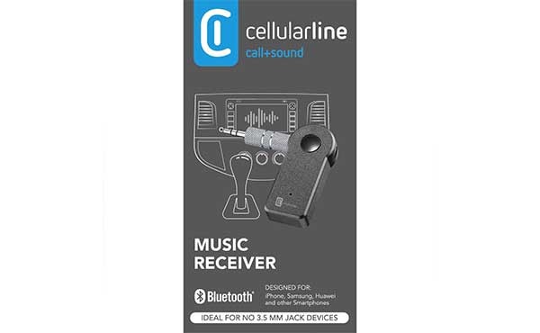 Cellularline Audioreveiver Bluetooth auf 3,5 mm Klinke