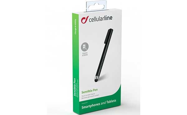 Cellularline Stylus Pen SENSIBLE zur Bedienung von Touchscreens SENSIBLEPEN