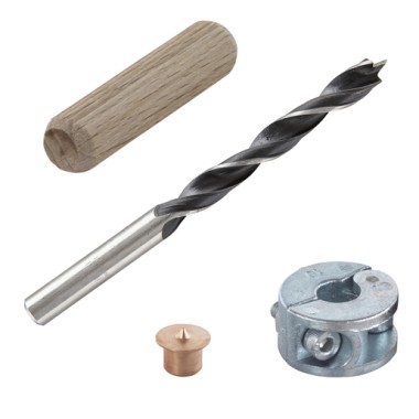 Wolfcraft Dübel-Set ø10mm, 25-tlg 2918000