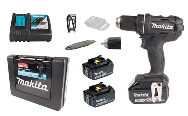 Makita Akku-Bohrschrauber LXT Black Edition 18V, 62Nm DDF482RFEB