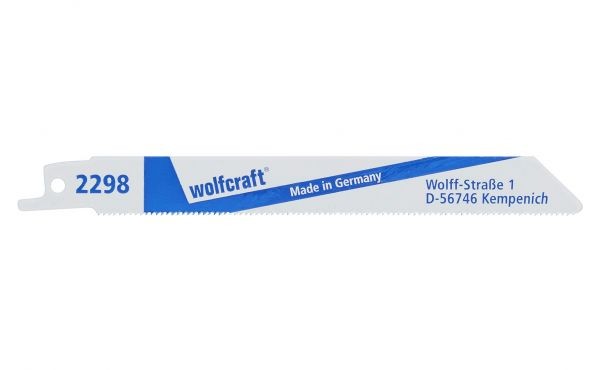 2 Stk. Wolfcraft Säbelsägeblätter BiM, Blech, feiner Bündigschnitt 2298000