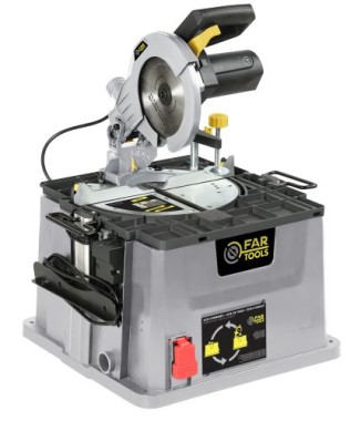 Tischkreis- u. Kappsäge 2in1 1500W,Scheibend 210mm 24Zähne 90grad 120x60mm 45Grad 80x60mm 113355