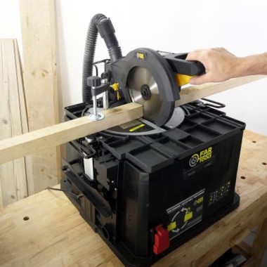 Preview: Tischkreis- u. Kappsäge 2in1 1500W,Scheibend 210mm 24Zähne 90grad 120x60mm 45Grad 80x60mm 113355