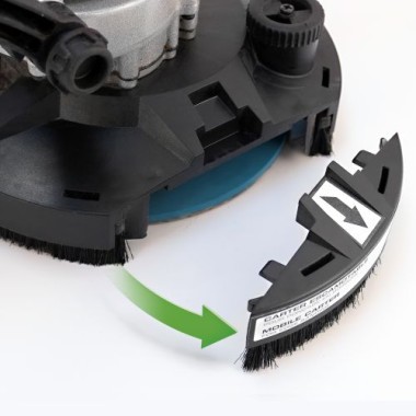 Preview: Betonschleifer D180mm 1300W Drehzahl 800-1750 U/Min Eigenständige Absaugung 115190