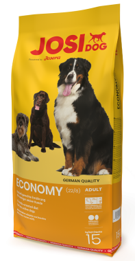 JosiDog Economy 15 kg, Adult Premium Trockenfutter für ausgewachsene weniger aktive Hunde 186225
