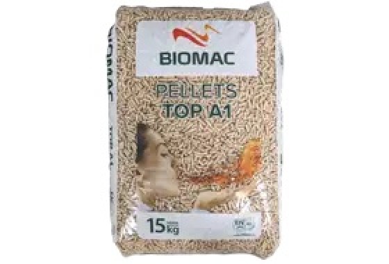 Biomac Pellets TOP A1 Sack 15kg ENplus A1 6mm 3712