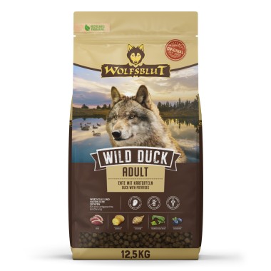 Wolfsblut Wild Duck Adult, Trockenfutter, 12,5 kg, WB784707