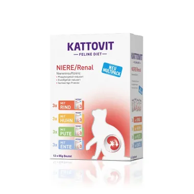 Kattovit Niere-Renal Multibox Nassfutter, 12x85g, 419982