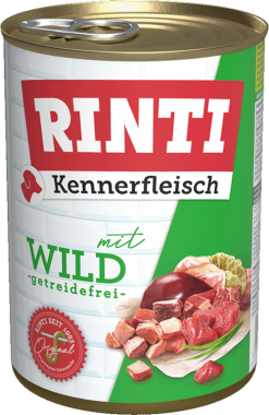 RINTI Kennerfleisch Nassfutter Wild, 800g, 105135