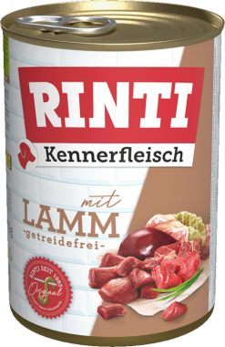 RINTI Kennerfleisch Nassfutter mit Lamm, 800 g, 105137