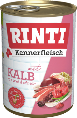 RINTI Kennerfleisch Nassfutter Kalb, 800g, 106338