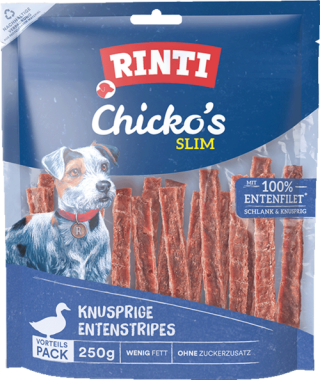 Rinti Chicko Slim Entenstreifen, 250g, 180675