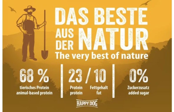 Preview: Happy Dog NaturCroq Geflügel Pur & Reis, Trockenfutter für ausgewachsene Hunde, 4 kg, 170993
