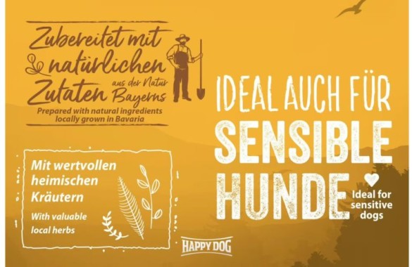 Preview: Happy Dog NaturCroq Geflügel Pur & Reis, Trockenfutter für ausgewachsene Hunde, 1 kg, 170994