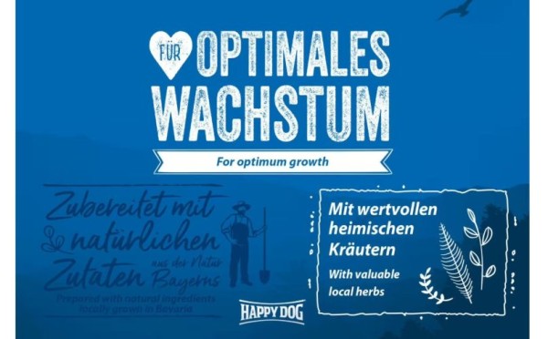 Preview: Happy Dog NaturCroq Junior, Alleinfutter für Junghunde ab 6. bis 18. Monate, 1 kg, 171066