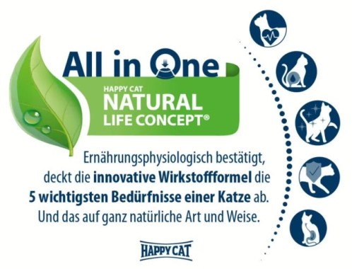 Preview: Happy Cat -Young Junior Land Geflügel, Trockenfutter für Jung-Katzen ab dem 4. Monat, 300 g, 171129