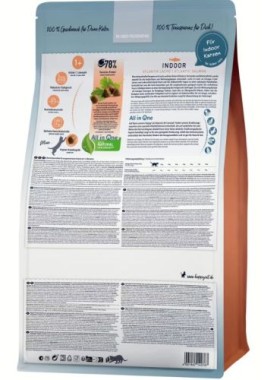 Happy Cat  Indoor Adult Atlantik Lachs, Trockenfutter für Wohnungskatzen, 300 g, 171158