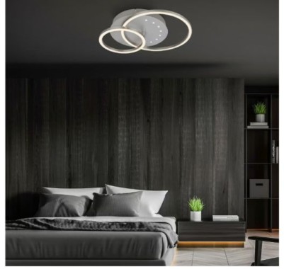 BRILONER LED Deckenleuchte, 40 cm, Memory, 26W, 2550lm, Aluminium, 3773019