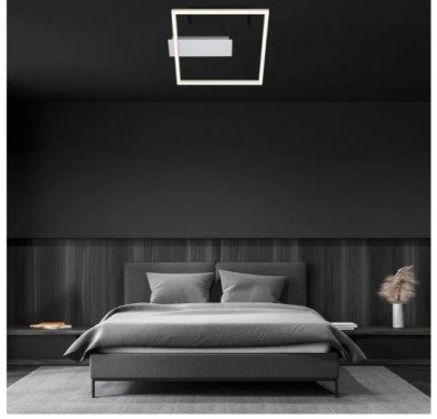 Preview: BRILONER LED Deckenleuchte, 32 cm, 14W, 400lm, Aluminium, 3771019