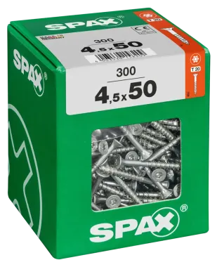 SPAX Universalschraube WIROX, 4,5 x 50, T20, 300 Stück, 4191010450506 4