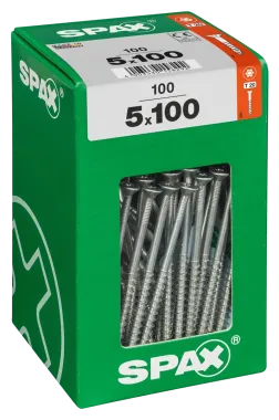 SPAX Universalschraube WIROX, 5 x 100 mm, T25, 100 Stück, 4191010501006 3