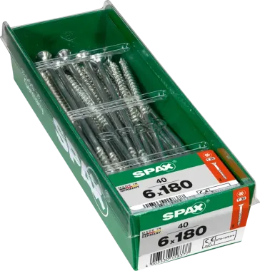 SPAX Universalschraube WIROX, 6x180, 40 Stück, 4191010601817 3