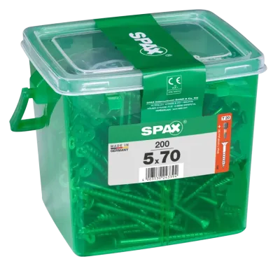 SPAX Universalschraube WIROX, 5x70 mm, 200 Stück, 4191010500709 3