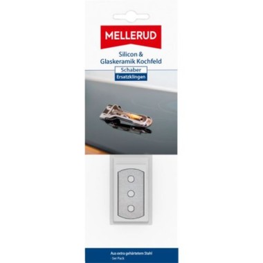 MELLERUD Silikon & Glaskeramik Kochfeld Schaber Ersatzklingen, 5 Stück, 2049408345