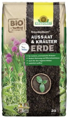 Neudorff NeudoHum AussaatErde und KräuterErde 20L - Bio, 1005