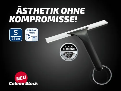 Preview: Leifheit Duschabzieher Cabino Black, 41673