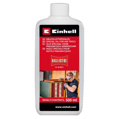 Einhell Druckluftwerkzeug-Öl, Druckluftöl, 500 ml, 4138315