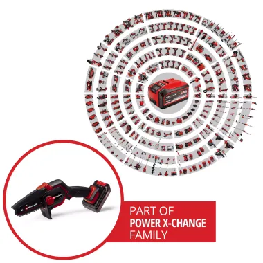Preview: Einhell Akku-Astkettensäge GE-PS 18/15 Li BL Kit inkl. 1x2,5Ah Akku + Ladegerät 4600045