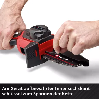 Einhell Akku-Astkettensäge GE-PS 18/15 Li BL Kit inkl. 1x2,5Ah Akku + Ladegerät 4600045
