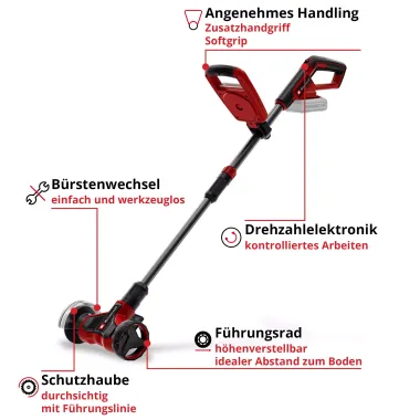 Preview: Einhell Akku-Fugenreiniger GE-CC 18/110 Li E-Solo 3424070 3